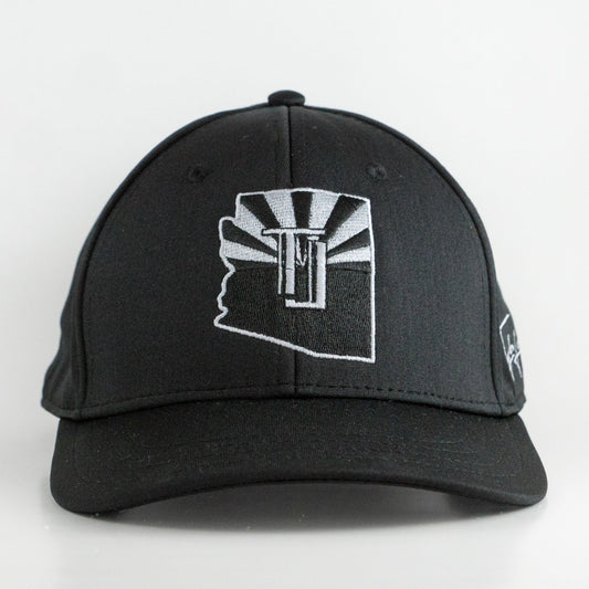 AZ Flag Snapback - Black Hats Taylor Jordan Apparel 