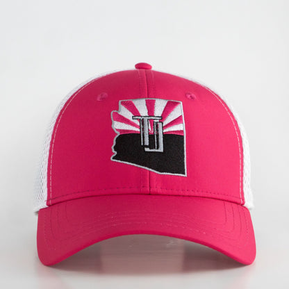 AZ Flag Trucker - Pink Hats Taylor Jordan Apparel 