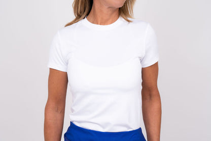 Jordan's Collarless Collection - White Women's Golf Shirt Taylor Jordan Apparel XS 