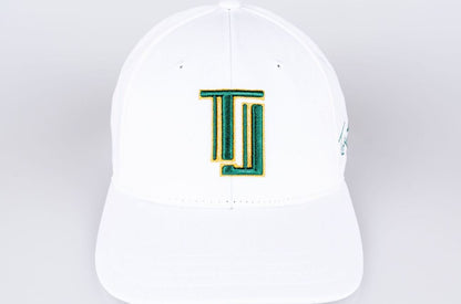 Original TJ Snapback - White/Green Hats Taylor Jordan Apparel White/Green 