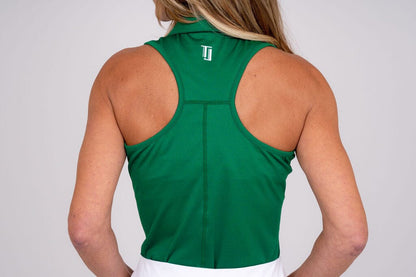 Racerback Golf Shirt - Green Women's Golf Shirt Taylor Jordan Apparel 
