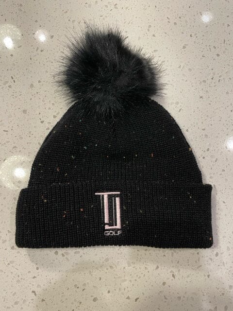 TJ Beanie - Black/Pink Hats Taylor Jordan Apparel 
