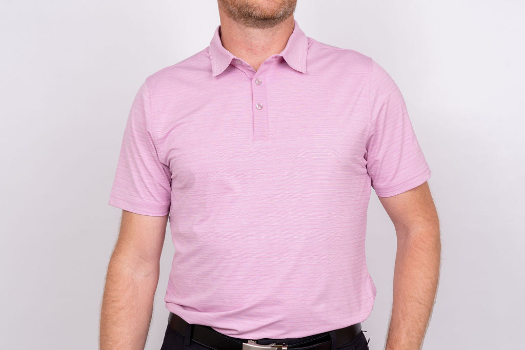 TJ Golf Shirt 2.0- Pink Men's Golf Shirt Taylor Jordan Apparel S 