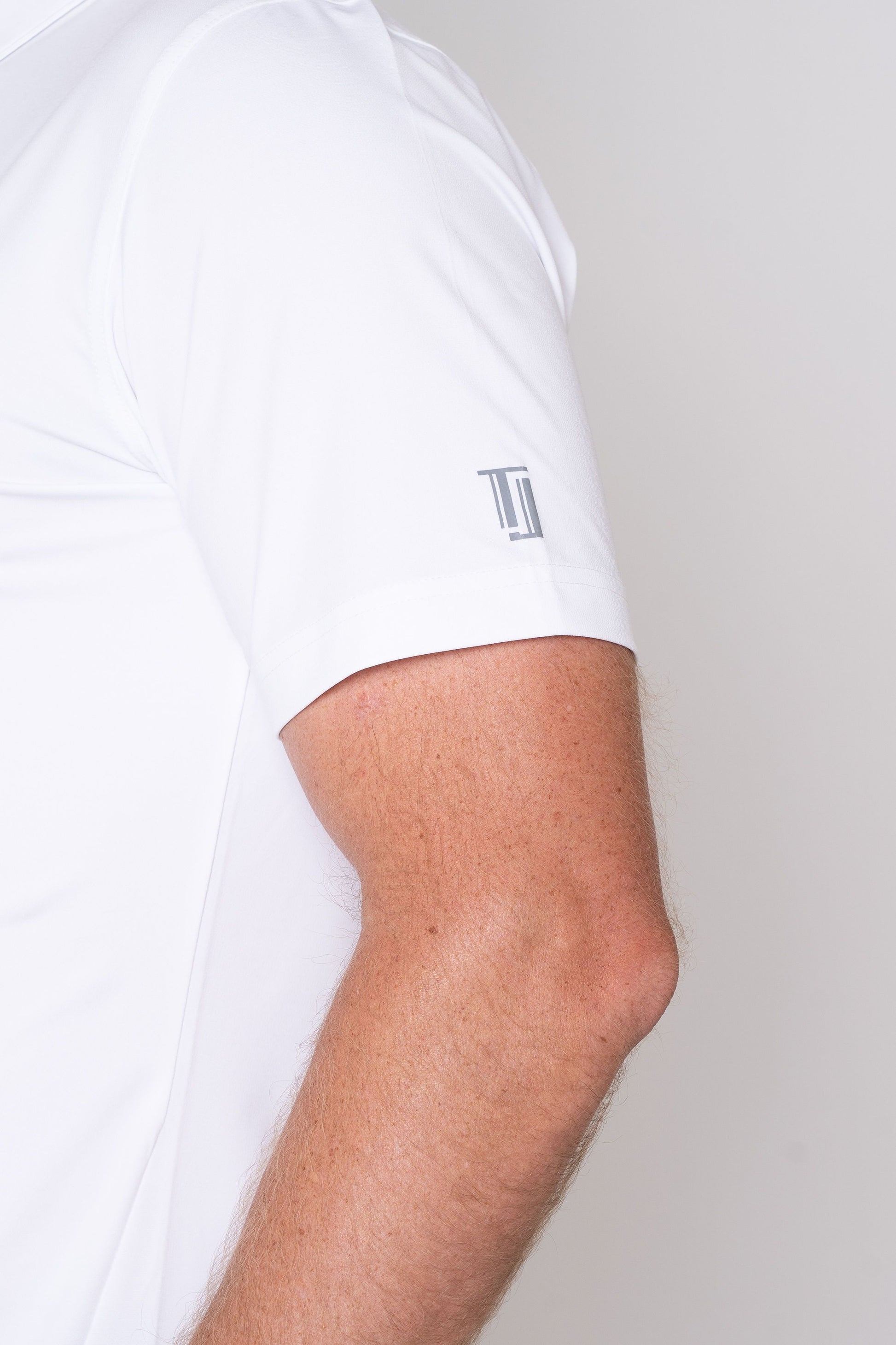 TJ Golf Shirt 2.0 - White Men's Golf Shirt Taylor Jordan Apparel 