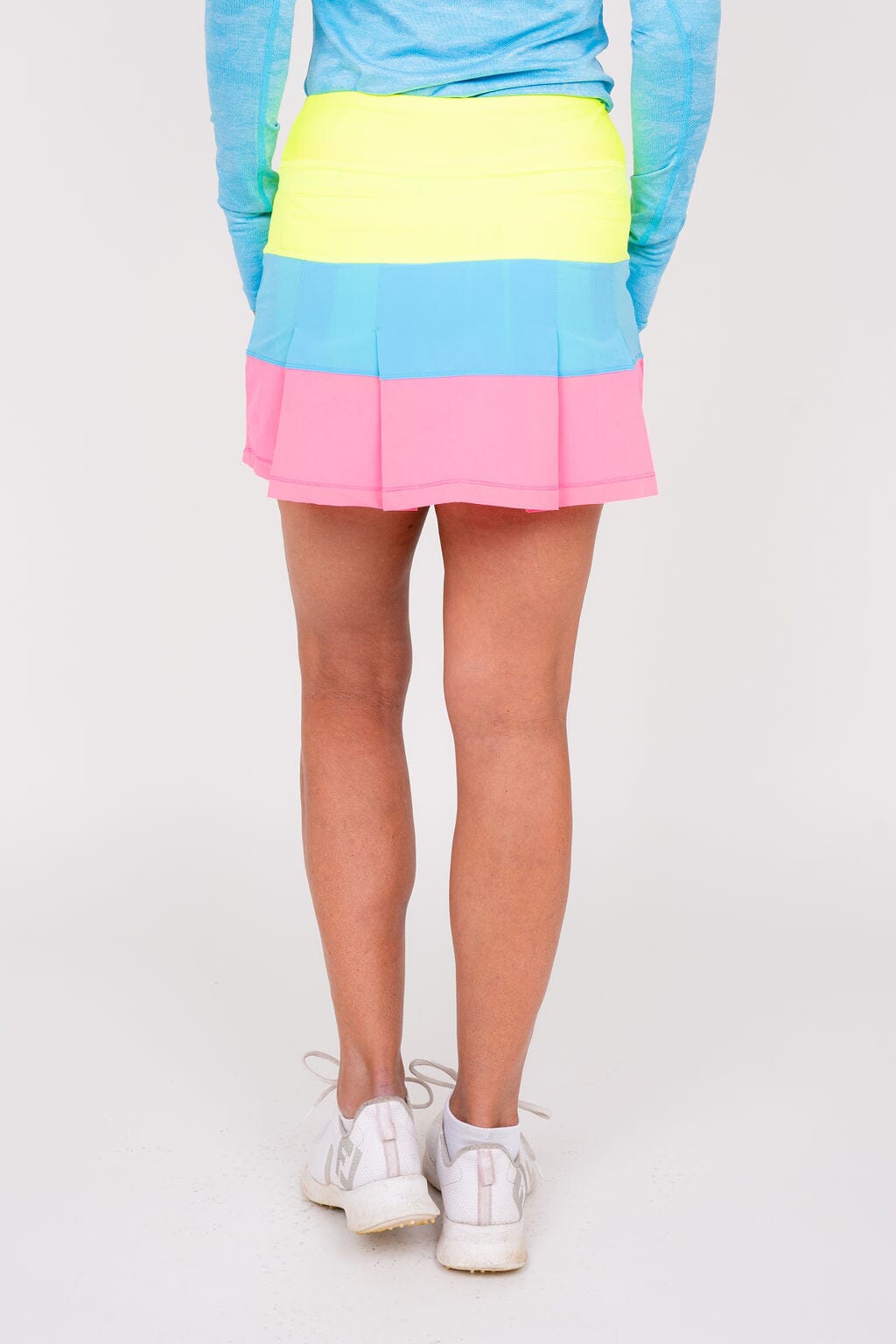 TJ Tour Neon Skirt - Tri Color Short Women's Skirts Taylor Jordan Apparel 